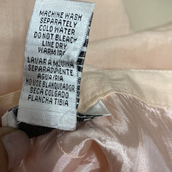 RENE MARGO PEACH WOMEN'S LINED  SIDE ZIPPER/BUTTON  SHORT SZ M - Picture 7 of 9